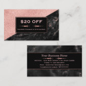 Discount Coupon Rose Gold Marbella Beauty Salon (Vorne/Hinten)