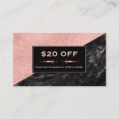 Discount Coupon Rose Gold Marbella Beauty Salon (Vorderseite)