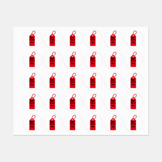 Discount-Sticker Etiketten (Blatt)