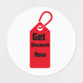 Discount-Sticker Etiketten (Design 1)
