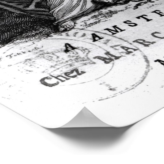 "Discours l'Origine et les Fondements Poster (Ecke)