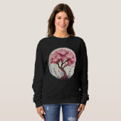 Discover the Magic of Spring with a Cherry Blossom Sweatshirt (Vorne ganz)