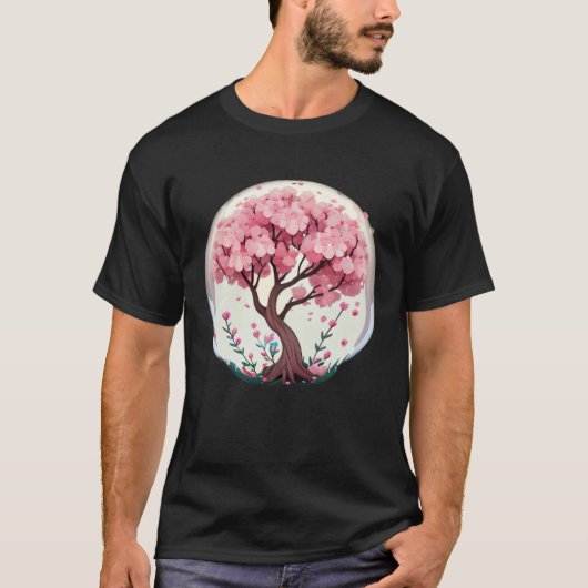 Discover the Magic of Spring with a Cherry Blossom T-Shirt (Vorderseite)