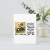 Discover To The World Service Human Beings Quote Postkarte (Stehend Vorderseite)