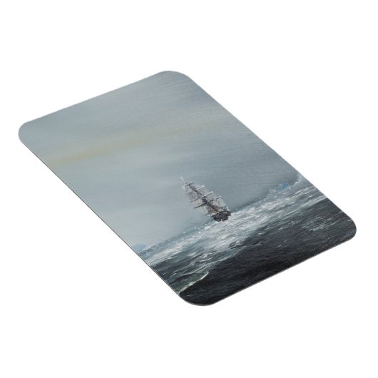 Discovery Captain Scott und Crew Magnet (Rechte Seite)