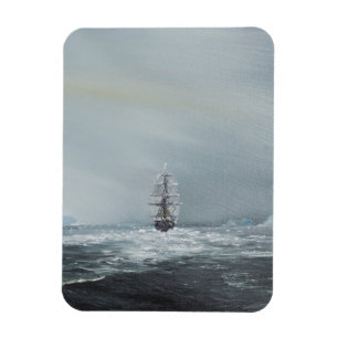 Discovery Captain Scott und Crew Magnet