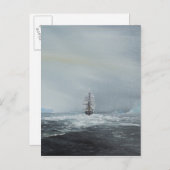 Discovery Captain Scott und Crew Postkarte (Vorne/Hinten)