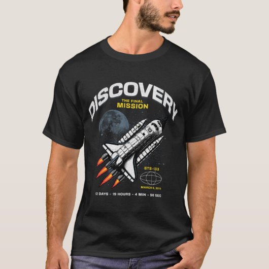 Discovery - Die Abschlussmission 2011 - Vintager S T-Shirt (Vorderseite)