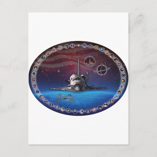 Discovery Tribute OV 103 Postkarte (Vorderseite)