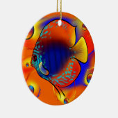 Discuremia V1 - abstrakte digitale Grafik Keramikornament (Rechts)