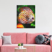 Discus_20170601_by_JAMColors Leinwanddruck (Insitu (Wohnzimmer))