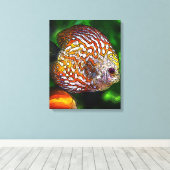 Discus_20170601_by_JAMColors Leinwanddruck (Insitu (Holzboden))