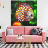 Discus_20170601_by_JAMColors Leinwanddruck (Insitu (Wohnzimmer))