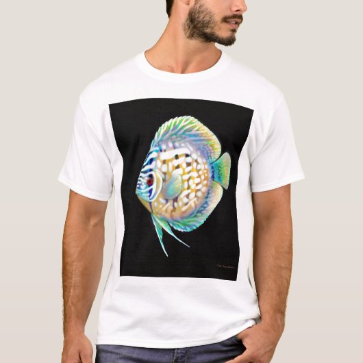 Discus-Aquarium-Fisch-T - Shirt (Vorderseite)