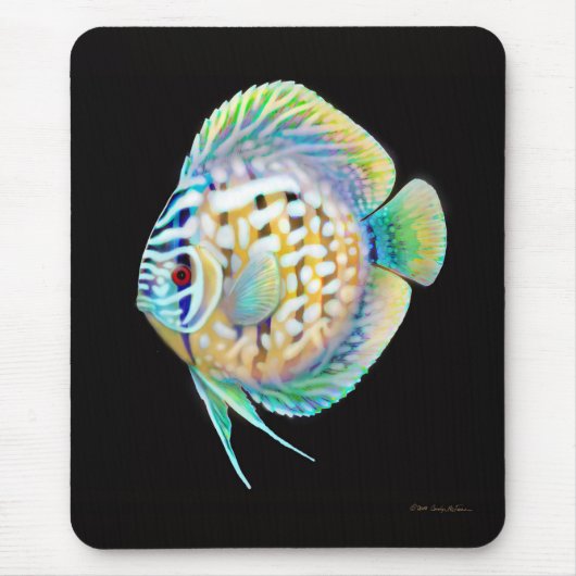 Discus-Aquarium-Fische Mousepad (Vorne)