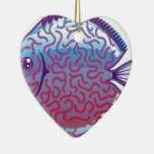 Discus Aquarium Keramik Ornament (Rechts)