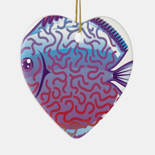 Discus Aquarium Keramik Ornament (Rechts)