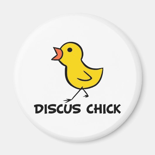 Discus Chick Magnet (Vorne)