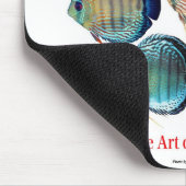 Discus fishのマウスパッド mousepad (Ecke)