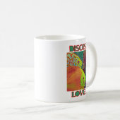 Discus Fish Pair mit Eiern Kaffeetasse (VorderseiteRechts)