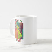 Discus Fish Pair mit Eiern Kaffeetasse (Vorderseite Links)