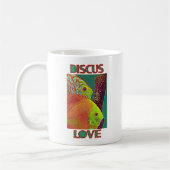 Discus Fish Pair mit Eiern Kaffeetasse (Links)