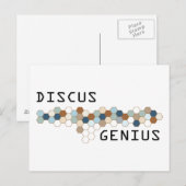 Discus Genius Postkarte (Vorne/Hinten)