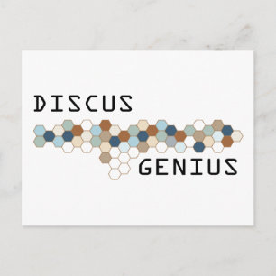 Discus Genius Postkarte