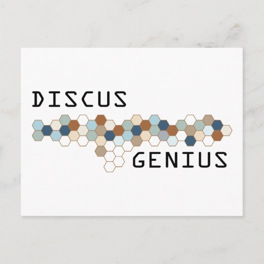 Discus Genius Postkarte (Vorderseite)