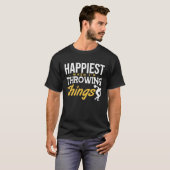 Discus Happiest Throwing Things Discus Throwing 1 T-Shirt (Vorne ganz)