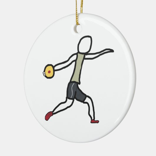 Discus Keramik Ornament (Links)