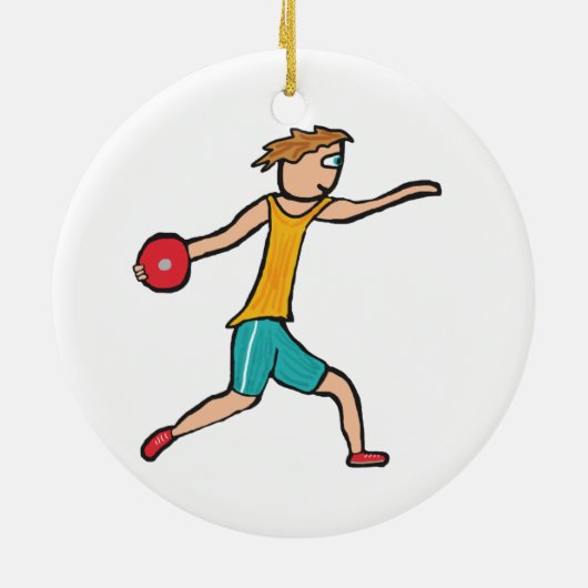 Discus Keramik Ornament (Hinten)