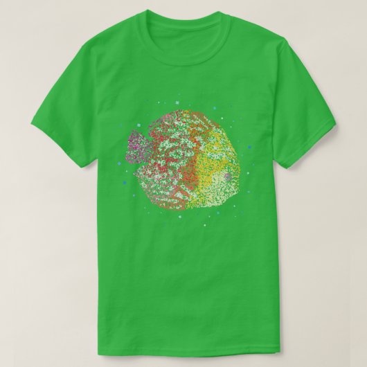 Discus Ornamental Fish Aquarium Geschenk T-Shirt (Design vorne)