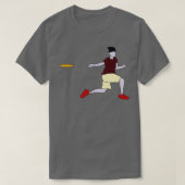 Discus Player wirft 2 T-Shirt (Design vorne)