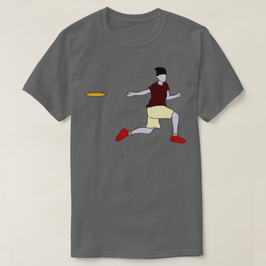 Discus Player wirft 2 T-Shirt (Design vorne)