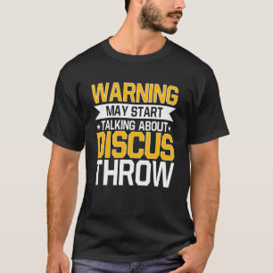 Discus Throw Player Disk Athleten Track und Field T-Shirt