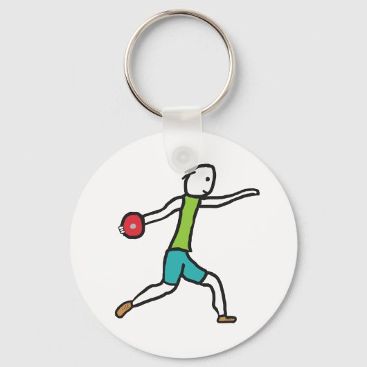 Discus Throw Schlüsselanhänger (Vorderseite)