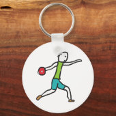Discus Throw Schlüsselanhänger (Vorderseite)