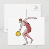 Discus Thrower 396 BC Postkarte (Vorne/Hinten)