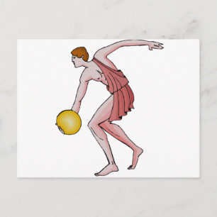 Discus Thrower 396 BC Postkarte