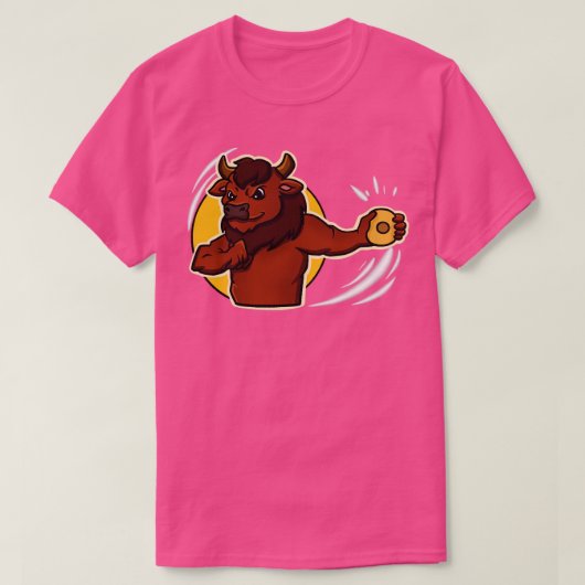 Discus Thrower Bison T-Shirt (Design vorne)