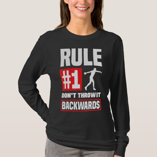 Discus Thrower Discus Thrower Track und Field Rul T-Shirt (Vorderseite)