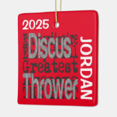 Discus Thrower Extraordinaire CUSTOM Keramikornament (Links)