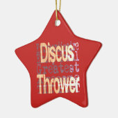 Discus Thrower Extraordinator Keramik Ornament (Links)