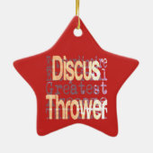 Discus Thrower Extraordinator Keramik Ornament (Hinten)