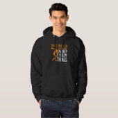 Discus Thrower I Throw & I Know Things Discus Thro Hoodie (Vorne ganz)