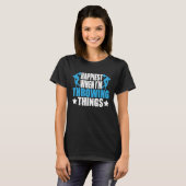 Discus Thrower im Throwing Throwing Discus Throwin T-Shirt (Vorne ganz)