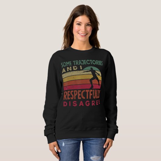 Discus Thrower Spur und Feld 1 Sweatshirt (Vorne ganz)