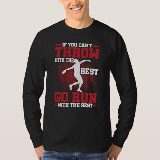 Discus Thrower Throw With The Best Discus Throwing T-Shirt (Vorderseite)