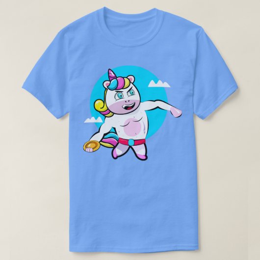 Discus Thrower Unicorn 2 T-Shirt (Design vorne)